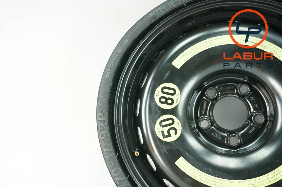 R172 12-20 Mercedes SLC SLK класс 17 дюймов пончик аварийная запасная шина колесо Z6094 - Изображение 3 из 4