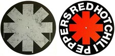 Red Hot Chili Peppers Affinity Star Turntable Slipmat Pair Vinyl Record Asterisk