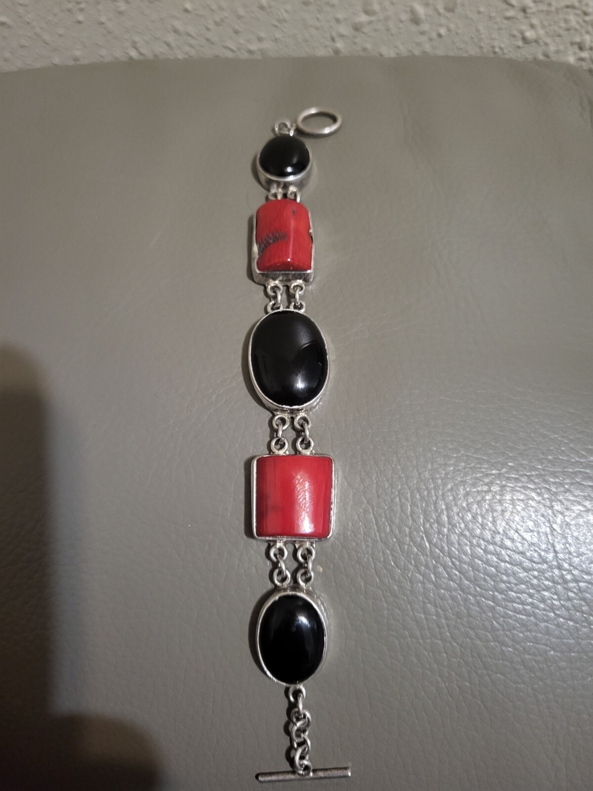 STERLING SILVER TOGGLE BRACELET - image 8