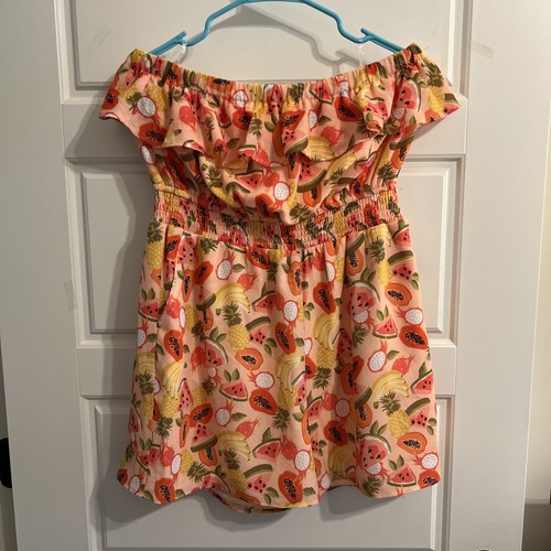 NWT Versona Women's Romper Shorts Off The Shoulder Size M