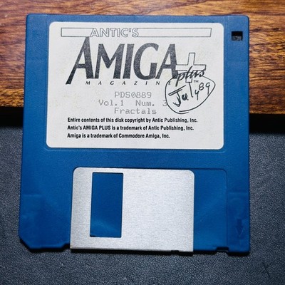 Antic's Amiga Plus Vol.1 Num.3 Fractals Software Disk July '89