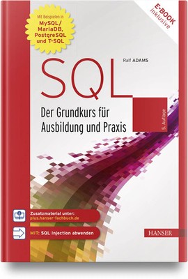 SQL | Ralf Adams | Deutsch | Bundle | 1 Buch | 2023 | Hanser Fachbuchverlag