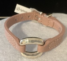 BRAZALETE BANDIDO CUERO ARENA ROSA ESLABÓN ATEMPORAL BRIGHTON NUEVO CON ETIQUETAS PRECIO DE VENTA SUGERIDO POR EL FABRICANTE: $48