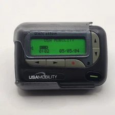 Unication USA Mobility Pager                       UNI AE With Belt Clip Holder