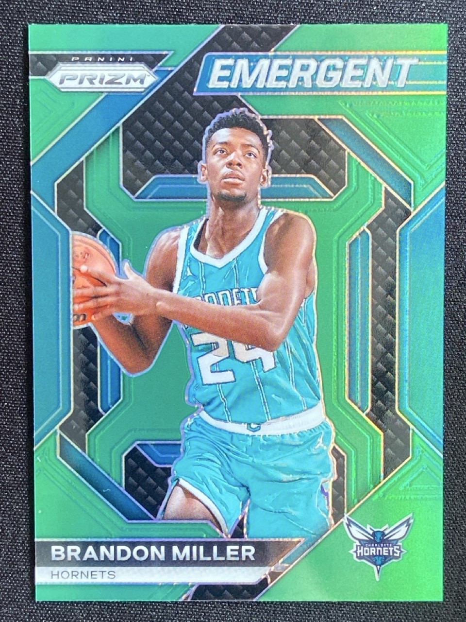 Brandon Miller 2023-24 Panini Prizm Emergent Green Prizm #17 -yu8