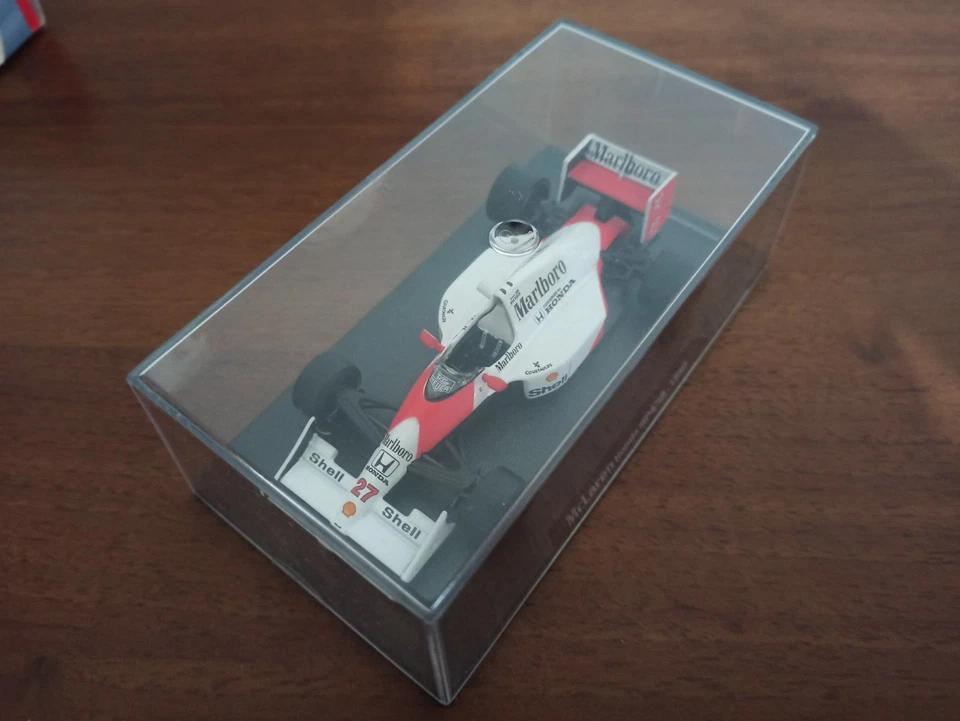 Atlas 1:43 F1 McLaren Honda MP4/5B 1990 Senna World Champion Marlboro decal - Immagine 4 di 4