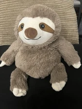 Warmies Sloth Plush Stuffed Animal Grey 9”inch