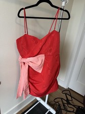 Target Future Collective red bodycon mini dress XL new with tags