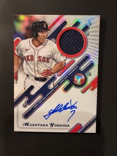 2025 Topps Pristine Masataka Yoshida Auto Game Used Relic #PPAR-MY Red Sox