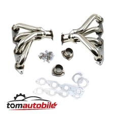 Center Dump Ss Steel Block Hugger Exhaust Headers Fit Chevy Bbc 396 454 Block