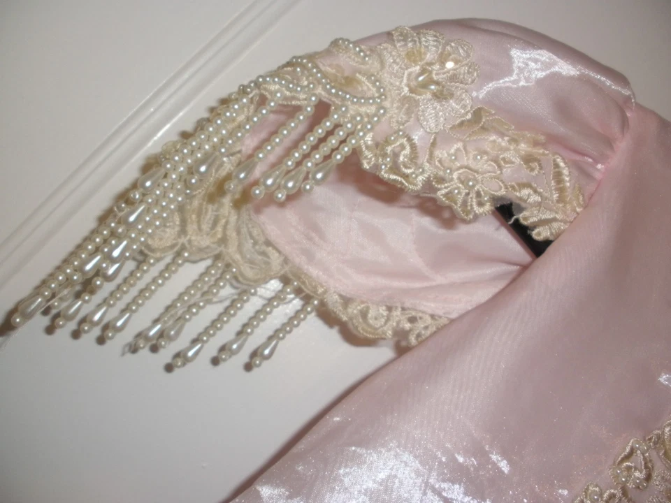 Vestido de fiesta vintage con volantes y joyas para niñas círculo completo 6 Foto 4 de 4