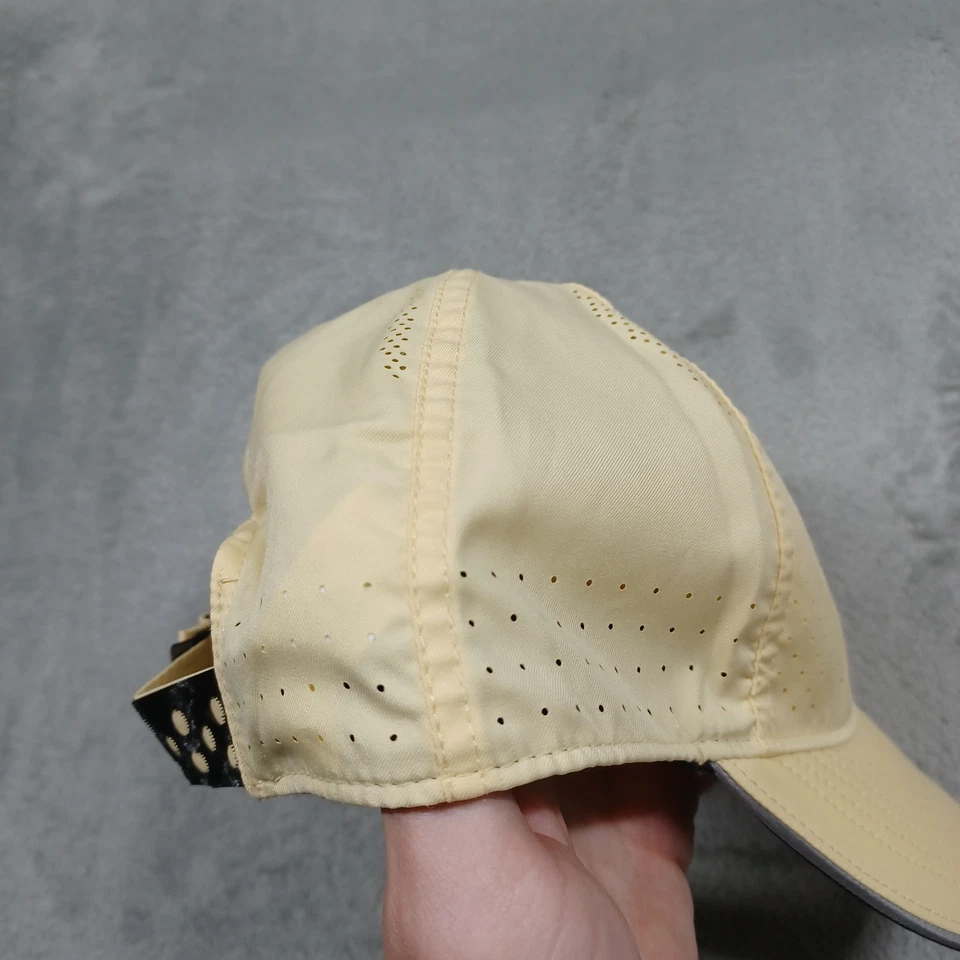 Nike Hat Adult Yellow OSFM Featherlight Dri Fit Running Activewear Lightweight - Image 3 of 4