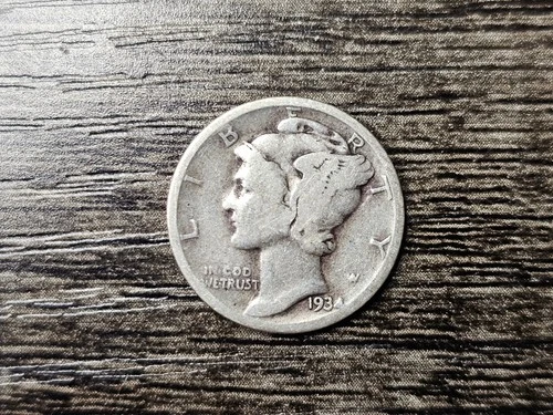 1934-P Mercury Dime — photo from the most recent tracked eBay sale