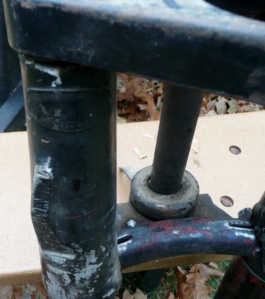 Norton 490cc Model 30 40 International Manx 16H ? - Forks - Front End Foto 4 de 4