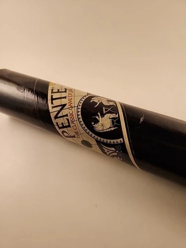 Vintage 1984 Parker Brothers Pente Game Black Tube Edition Board stones instruct