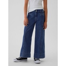 Gap Kids High Stride Ankle Jeans Girl  s Size 10 Blue High Waist Loose Fit NWT