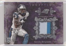 2014 Topps Inception Rookie Patch Purple 11/50 Kelvin Benjamin #RP-KB Patch r7d