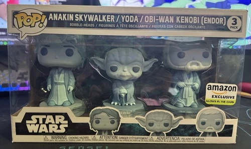 Funko Pop! Vinyl: Star Wars - Anakin Skywalker / Yoda / Obi- Wan Kenobi (Endor)