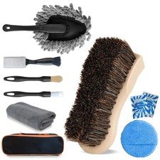 Professional Car Interior Detailing Kit - Scratch-Free Brushes, Vent Cleaner ...