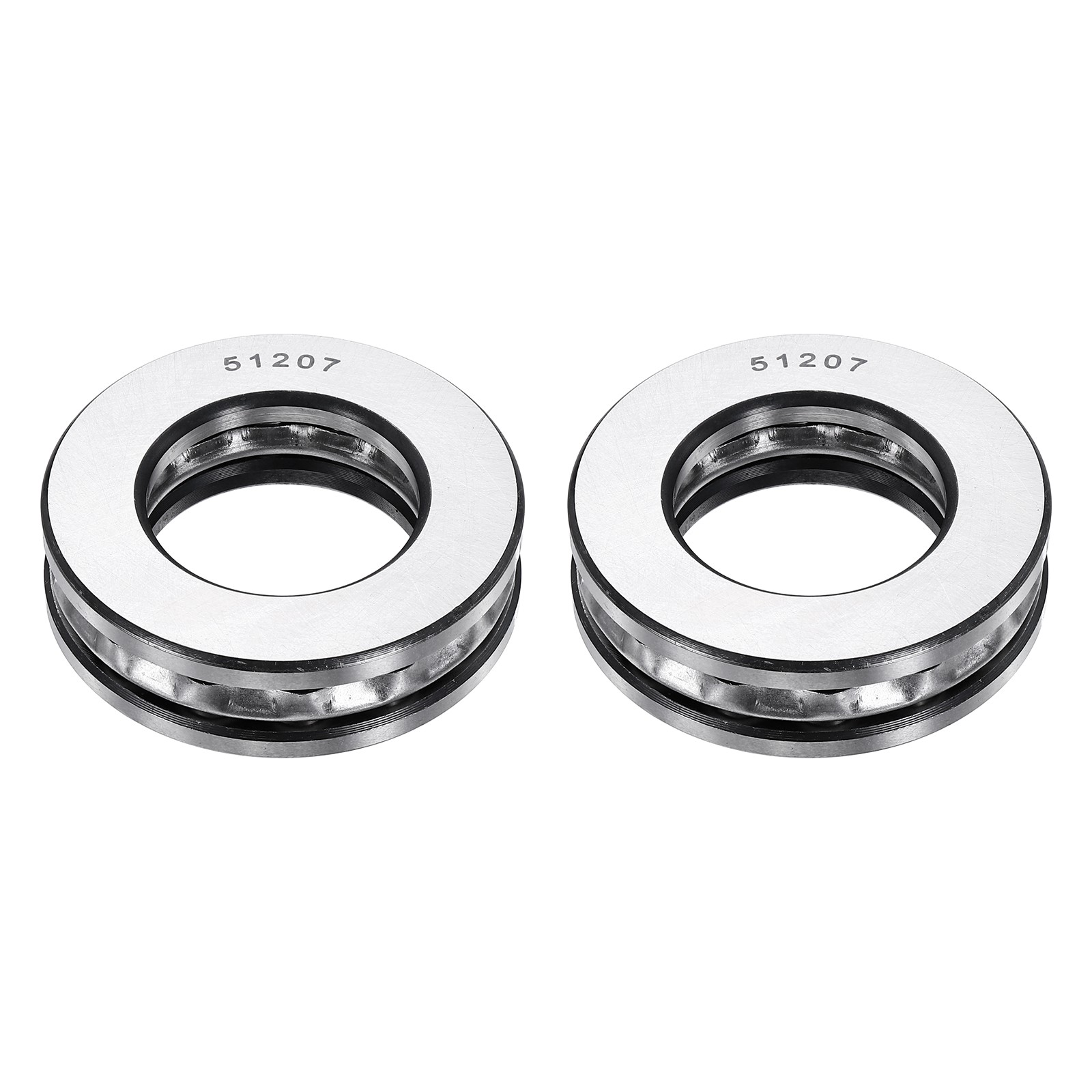 2Pcs Thrust Ball Bearings 35mm x 62mm x 18mm 51207 Single Row Roller ABEC5]