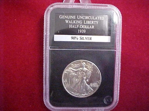 1210) 1939  Walking Liberty Half Dollar - Unc - Nice Coin - Starts $65.00