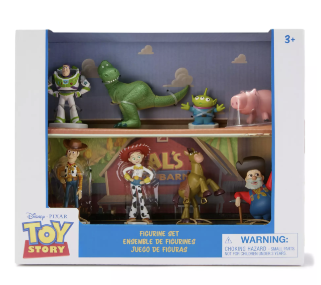 Disney Parks Pixar Toy Story Buzz Rex Woody Figurine Playset
