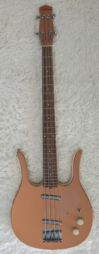 Jerry Jones Longhorn 4-String Bass Copper Finish w/ Gator Hardshell Case