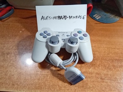 OEM Sony Playstation 1 PS1 PSOne Dualshock Controller SCPH-110 - White *TESTED*