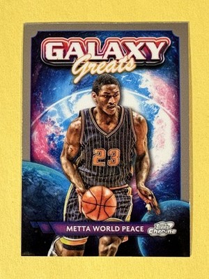 2023-24 Topps Cosmic Chrome - Galaxy Greats Metta World Peace #GG-14
