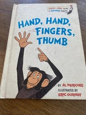Hand, Hand, Fingers, Thumb 1969 by Al Perkins Book Club Edition Dr. Seuss VGood