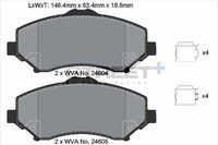 BremsbeläGe Jeep Cherokee (Kk) 3.7 V6 Bj. 01/08 KW 157 PS 213 - Pagid Racing STR