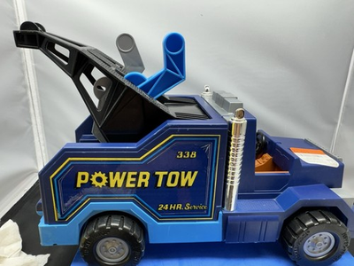 #ad #ad Vintage 1982 Fisher Price Husky Helpers Power Tow Truck Works 338 $22.00