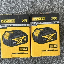 Image of DeWalt DCB182 18V xr 4 AH  XR Li-Ion Batteries x 2