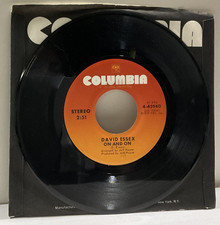 B21 David Essex: Rock On/ On And On, 1973 Columbia Records 4-45940 - Pop Rock 45 B21 David Essex: Rock On/ On And On, 1973 Columbia Records 4-45940 - Pop Rock 45