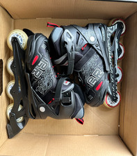 Bladerunner Phoenix Inline Skates ADJUSTABLE Sz1 4 5-8 with Protective Gear