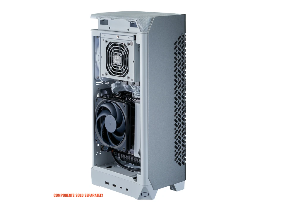 Cooler Master NCORE 100 Air White ITX  Small Form Tower Case, 3 Slot GPU, Horizo - Image 2 of 4