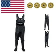 Fishing Waders for Men Women Waterproof Hunting Chest Wader with Bootfoot Bel...