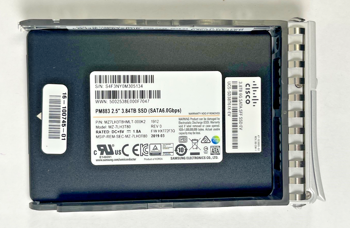 MRY-A10-3 ALTERA製ROMライタ MPU PLMJ7000-84 SAMSUNG 3.84TB 2.5 6GB SATA SSD PM883 MZ-7LH3T80 3.8TB SATA SSD