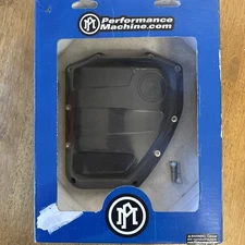 Performance Machine PM Black Twin Cam Scallop Timing Cover 01-12 Harley
