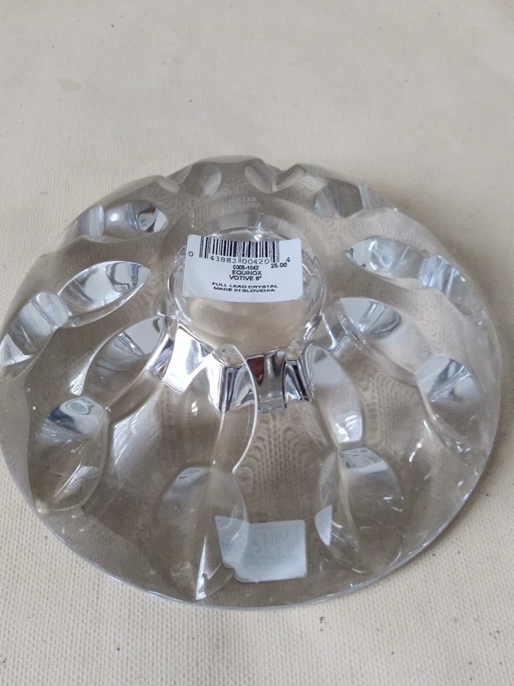 Candelabro votivo Miller Rogaska Crystal Tealight Reed & Barton Company Foto 4 de 4