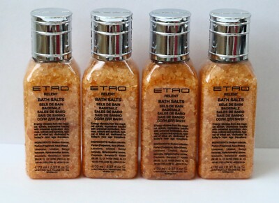  ETRO Relent Bath Salts Lot of 4 x 70 ml Made in Italy Set