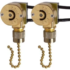 Ceiling Fan Switch Zing Ear ZE-109M Pull Chain Cord Switch For Ceiling Light ...