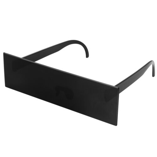 Auffällige quadratische Brille für Erwachsene - lustige Neuheit Sonnenbrille Streifen - Bild 1 von 9