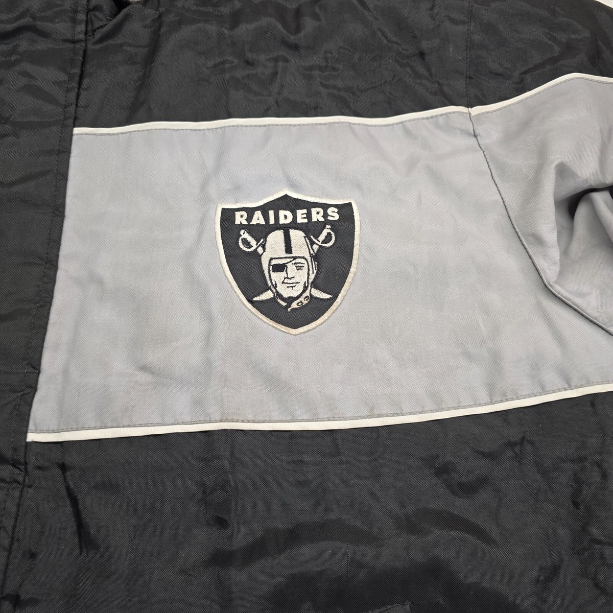 Jeff Hamilton RAIDERS ゲームシャツ 黒 2XL ワッペン Jeff Hamilton RAIDERS ゲームシャツ 黒 2XL ワッペン