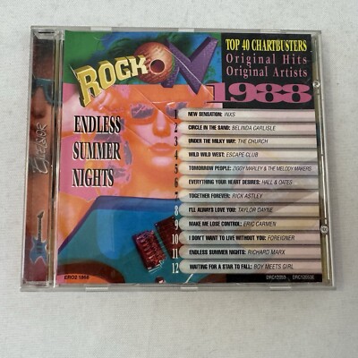 Rock On: Endless Summer Nights 1988 CD INXS Marx Hall Oates Fast Ship