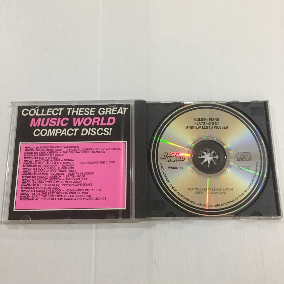 The Golden Piano Hits of Andrew Lloyd Webber CD - Image 4 of 4