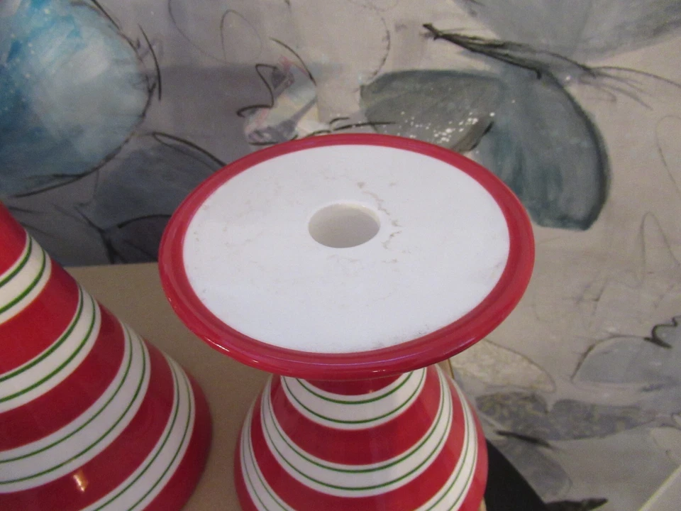 Gold Canyon Swizzle 糖果柱 2 件套 非常罕见 红色、绿色和白色 83038 — 第 4/4 张图片