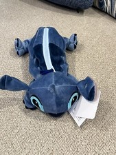 Disney Stitch Plush Zip Pouch Pencil Case New Blue Pen Pouch Disneyland Paris