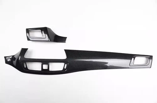 Carbon Fiber Center Console Dashboard Strip 2PCS For Benz CLS-Class 2012-2015 - Picture 3 of 4