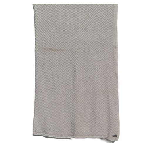 Cashmere | Blanket/Throw | 4 Ply | Hand Loomed | Natural | 2 Color | Beige/Ivory - Afbeelding 1 van 6
